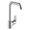 hansgrohe Spültisch-Einhebelmischer 260 Focus M41 1jet, Edelstahl-Optik