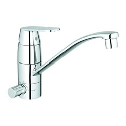 Grohe Spültisch-Einhebelmischer Eurosmart Cosmopolitan c, int. Vorabsperr., schwenkb. Rohrausl