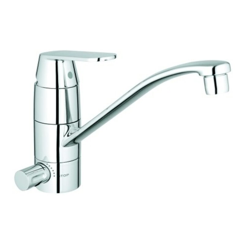 Grohe Spültisch-Einhebelmischer Eurosmart Cosmopolitan c, int. Vorabsperr., schwenkb. Rohrausl