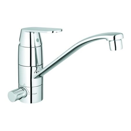 Grohe Spültisch-Einhebelmischer Eurosmart Cosmopolitan c, int. Vorabsperr., schwenkb. Rohrausl