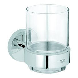 Grohe Glashalter Essentials verdeckte Befestigung, chrom