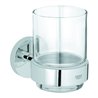 Grohe Glashalter Essentials verdeckte Befestigung, chrom