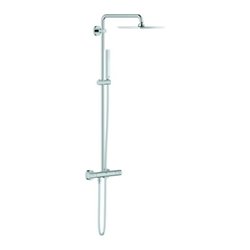 Grohe Duschsystem Euphoria 230 chr, m AP-Thermostat, schwenkb. Arm 45cm