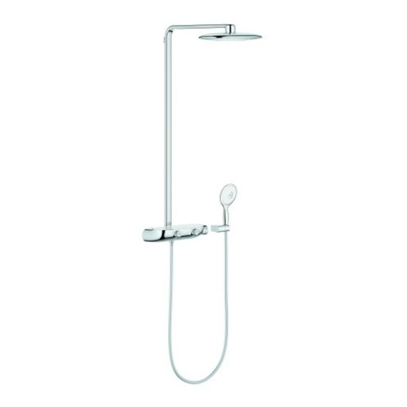 Grohe Duschsystem SmartControl 360 Mono chrom, mit AP-Thermostat, Duscharm 50cm