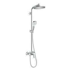 hansgrohe Showerpipe Crometta S 240 mit Einhebelmischer, 1jet, chrom