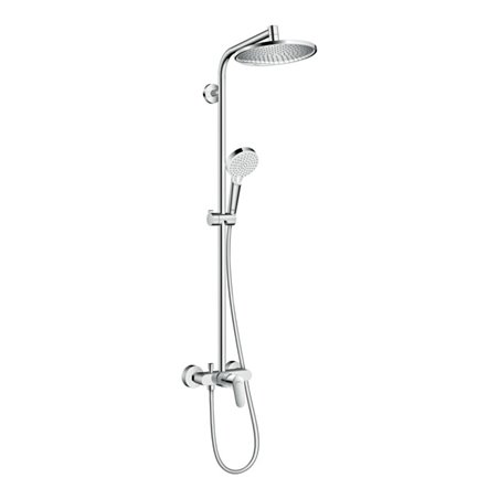 hansgrohe Showerpipe Crometta S 240 mit Einhebelmischer, 1jet, chrom