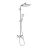 hansgrohe Showerpipe Crometta E 240 mit Einhebelmischer, 1jet, chrom