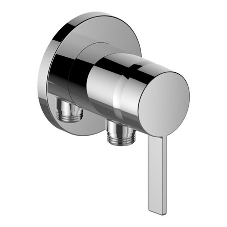 Keuco Fertigmontageset IXMO SOLO Pure UP-Br.-EHM, Schlauchanschluss, rd, verchromt