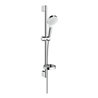 hansgrohe Brause-Set Crometta 669mm Brausestange, weiß/chrom