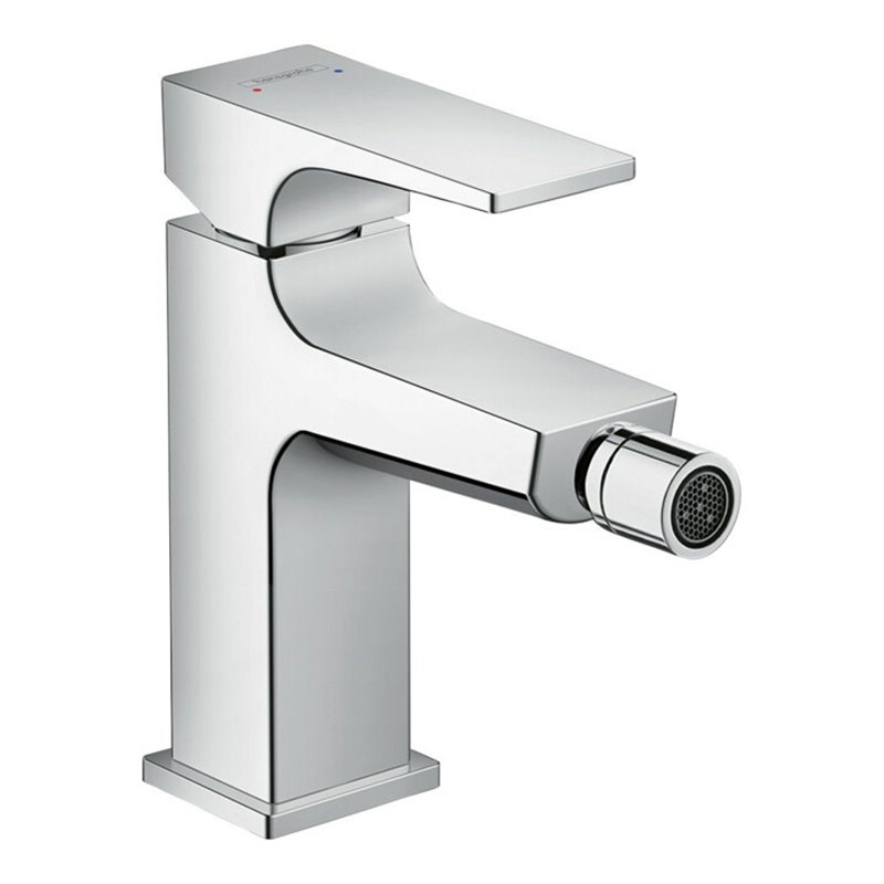 hansgrohe Bidet-Einhebelmischer Metropol m HG, Pus-Op-Abl, Ausl. 129mm, chr
