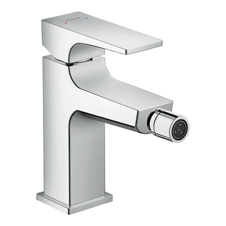 hansgrohe Bidet-Einhebelmischer Metropol m HG, Pus-Op-Abl, Ausl. 129mm, chr