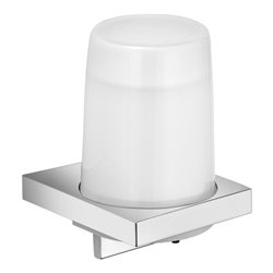 Keuco Lotionspender Edition 11 m Echtkr.-Glas matt., Ha. + Pu, verchromt