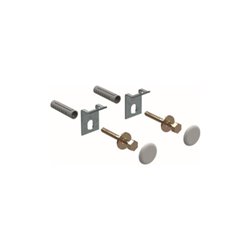 Geberit Urinal-Befestigungsset chrom, mit Abdeckkappen, 2 Stück