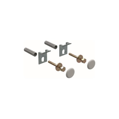 Geberit Urinal-Befestigungsset chrom, mit Abdeckkappen, 2 Stück