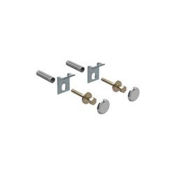 Geberit Urinal-Befestigungsset chrom, mit Abdeckkappen, 2 Stück