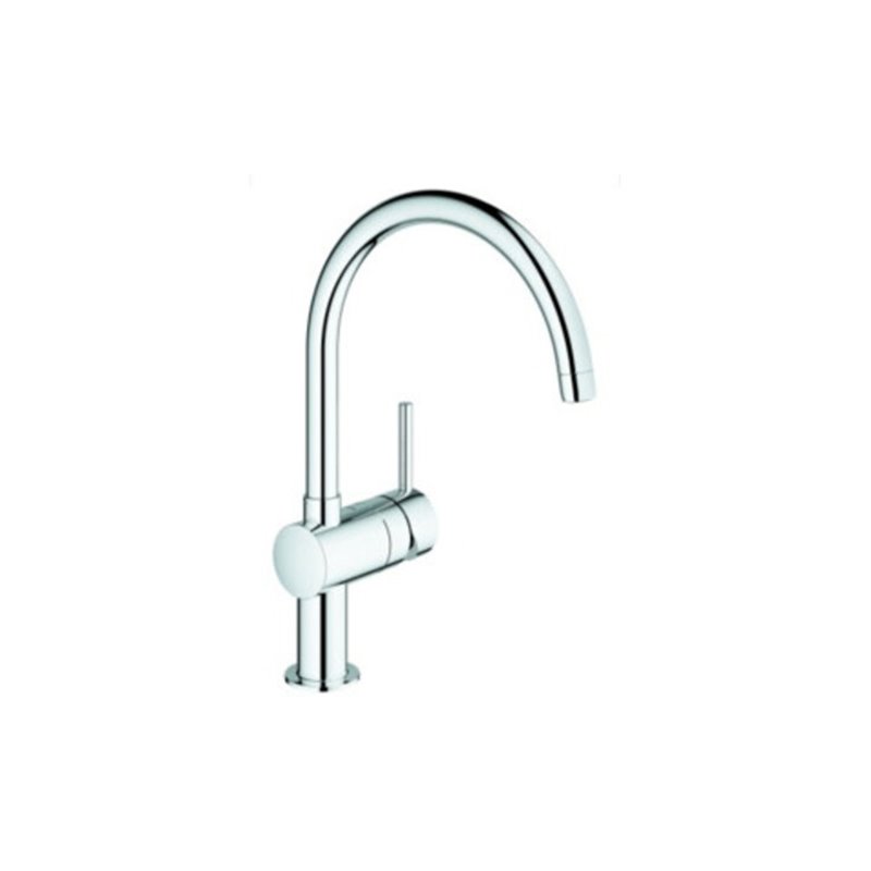 Grohe Spültisch-Einhebelmischer Minta 1/2', C-Auslauf, chrom