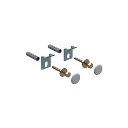 Geberit Urinal-Befestigungsset weiß, mit Abdeckkappen, 2 Stück