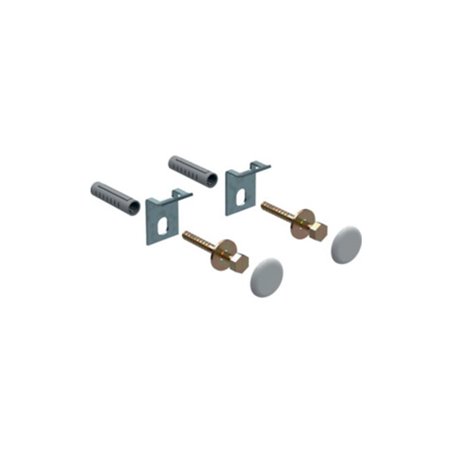 Geberit Urinal-Befestigungsset weiß, mit Abdeckkappen, 2 Stück