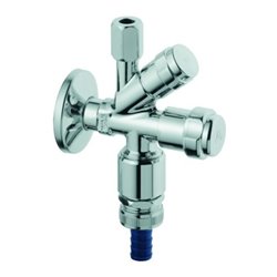 Grohe WAS-Kombi-Eckventil 1/2', mit Rohrbelüfter Bauform C, chrom