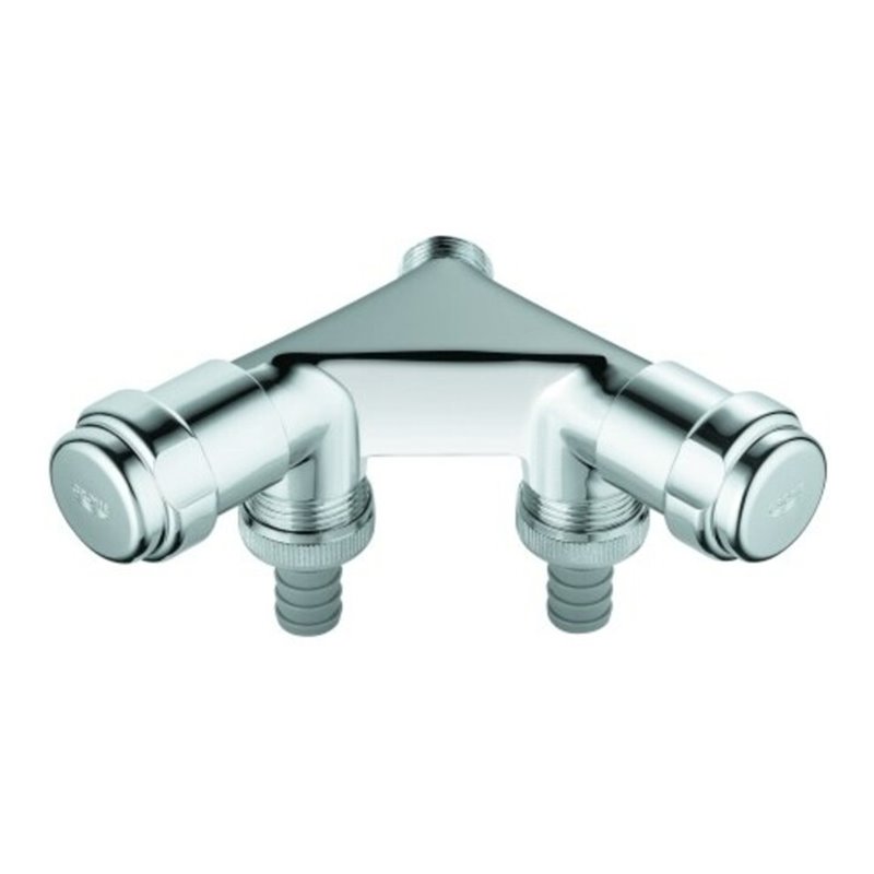 Grohe WAS-Doppelventil 1/2', einfach, chrom
