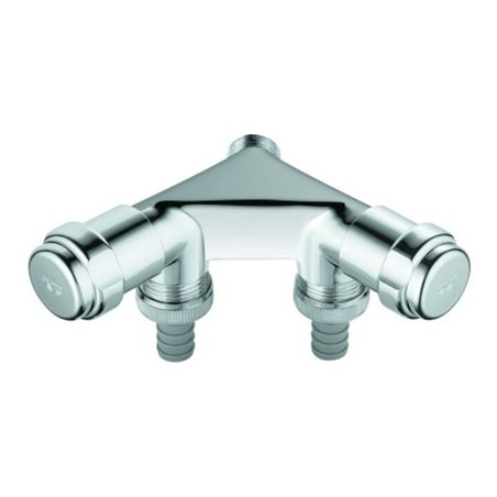 Grohe WAS-Doppelventil 1/2', einfach, chrom