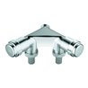 Grohe WAS-Doppelventil 1/2', einfach, chrom