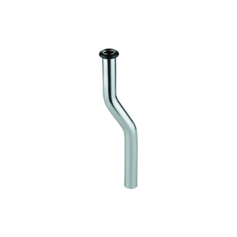 Grohe Urinalspülrohr 20cm, d 1,8cm, MS, chrom, Kröpfung 3cm