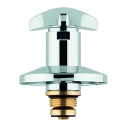 Grohe Oberteil 11505 für UP-Ventile Trecorn Griff Markierung rot 3/4' chrom