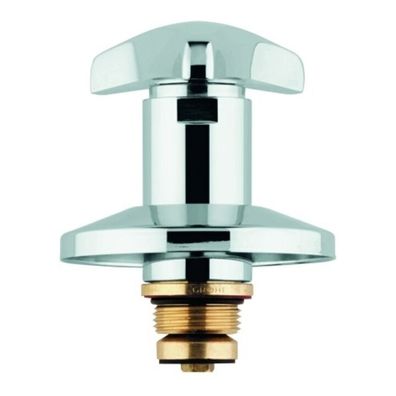 Grohe Oberteil 11504 für UP-Ventile Trecorn Griff Markierung blau 3/4' chrom