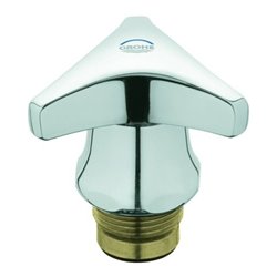 Grohe Oberteil 11104 mit Trecorn Griff Markierung blau 3/4' chrom