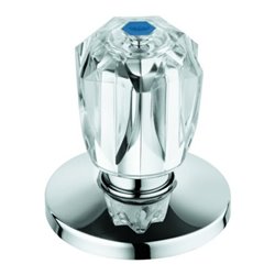 Grohe Oberteil 11541 1/2' für UP-Ventile Brillant Griff Markierung blau chrom