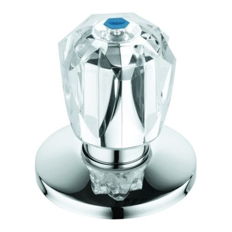 Grohe Oberteil 11544 3/4' für UP-Ventile Brillant Griff Markierung blau chrom