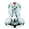 Grohe Oberteil 11542 1/2' für UP-Ventile Brillant Griff Markierung rot chrom