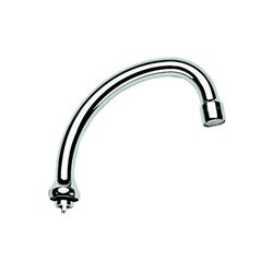 Grohe Rohrauslauf 13076 Ausladung 140mm schwenkbar mit Anschlag chrom