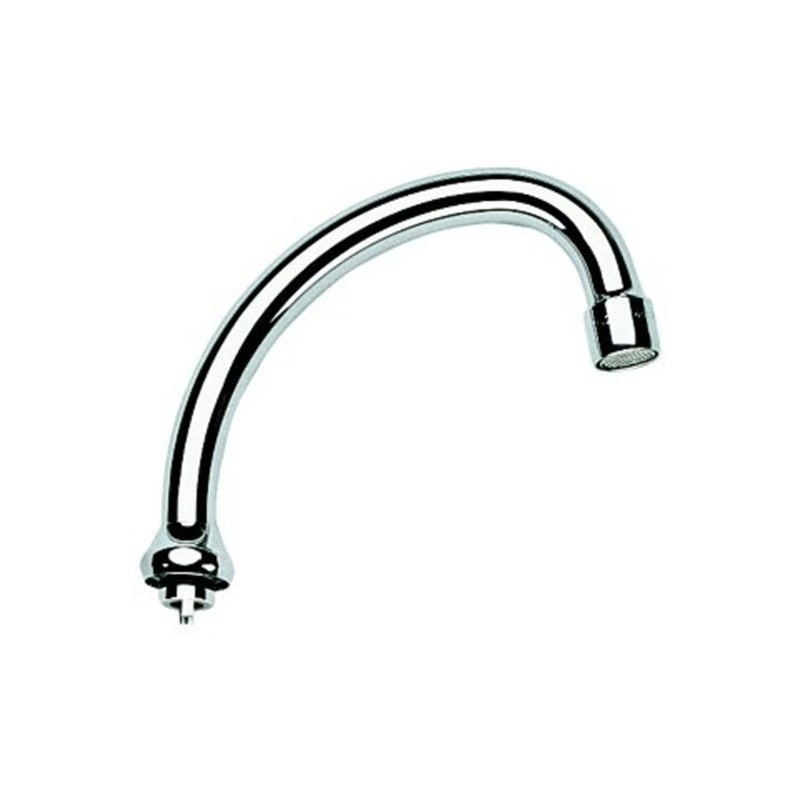 Grohe Rohrauslauf 13076 Ausladung 140mm schwenkbar mit Anschlag chrom