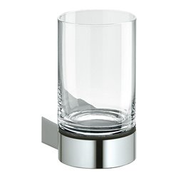 Keuco Glashalter Plan m Echtkr.-Glas und Halter, verchromt
