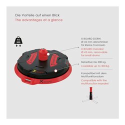 Kabelabroller XB D.300mm Trgf.300kg RUNPOTEC