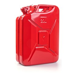 Kraftstoffkanister Inh.20l Feuerrot RAL 3000 Stahlbl.