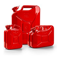 Kraftstoffkanister Inh.20l Feuerrot RAL 3000 Stahlbl.