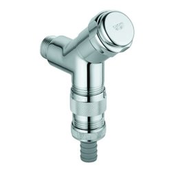 Grohe WAS-Anschlussventil 1/2', chr, m int. Schlauchplatzsicherung