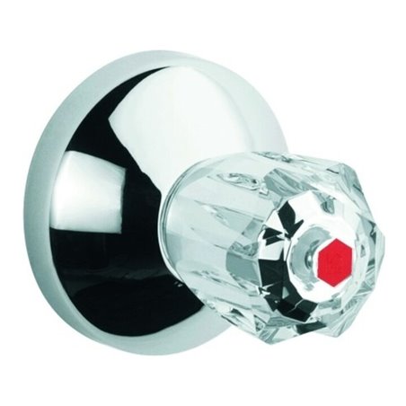 Grohe UP-Ventil-Oberbau Atlanta 19831 T:20-80mm Brillant-Griff Mark. rot chrom