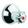 Grohe UP-Ventil-Oberbau Atlanta 19831 T:20-80mm Brillant-Griff Mark. rot chrom