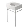 Duravit Universalbecken Scola 61,5x46cm, m HL, Ü, HL, Beck. li, we.