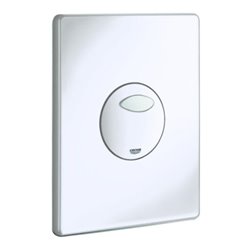 Grohe Abdeckplatte Skate senkrechte und waagerechte Montage, weiß