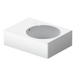 Duravit Universalbecken Scola 61,5x46cm, m HL, Ü, HL, Beck. re, we.