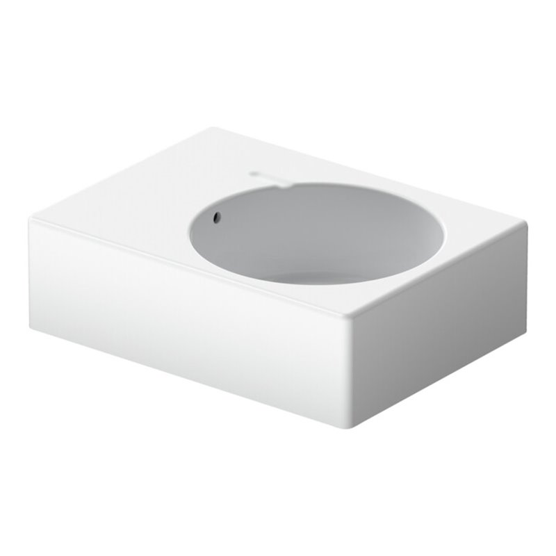 Duravit Universalbecken Scola 61,5x46cm, m HL, Ü, HL, Beck. re, we.