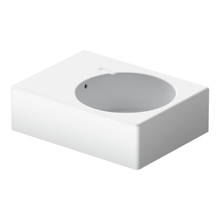 Duravit Universalbecken Scola 61,5x46cm, m HL, Ü, HL, Beck. re, we.