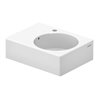 Duravit Universalbecken Scola 61,5x46cm, m HL, Ü, HL, Beck. re, we.