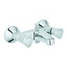 Grohe Wannen-Zweigriff-Armatur Costa 1/2', Wandmontage, chrom