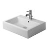 Duravit Aufsatzbecken Vero 59,5x46,5cm, geschli., m HL, ÜL, HLB, we